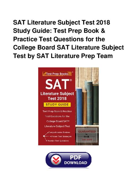 is sat literature subject test hard|sat literature subject study guide.